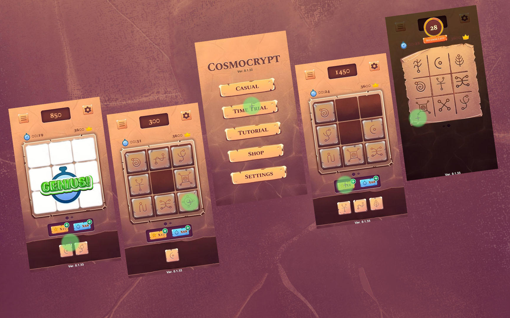 CosmoCrypt Game Screenshot