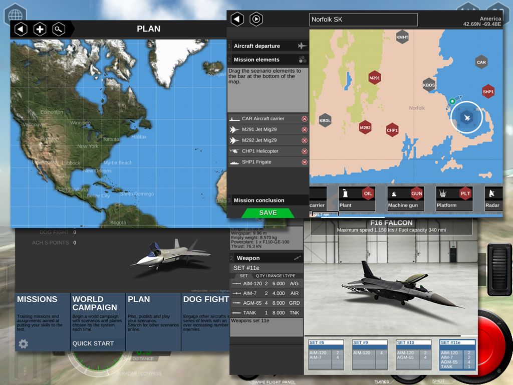 Screenshot of AirFighters Pro