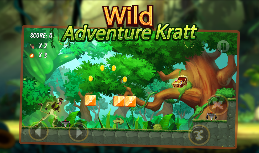 Wild Jungle Adventures Kratt ภาพหน้าจอเกม