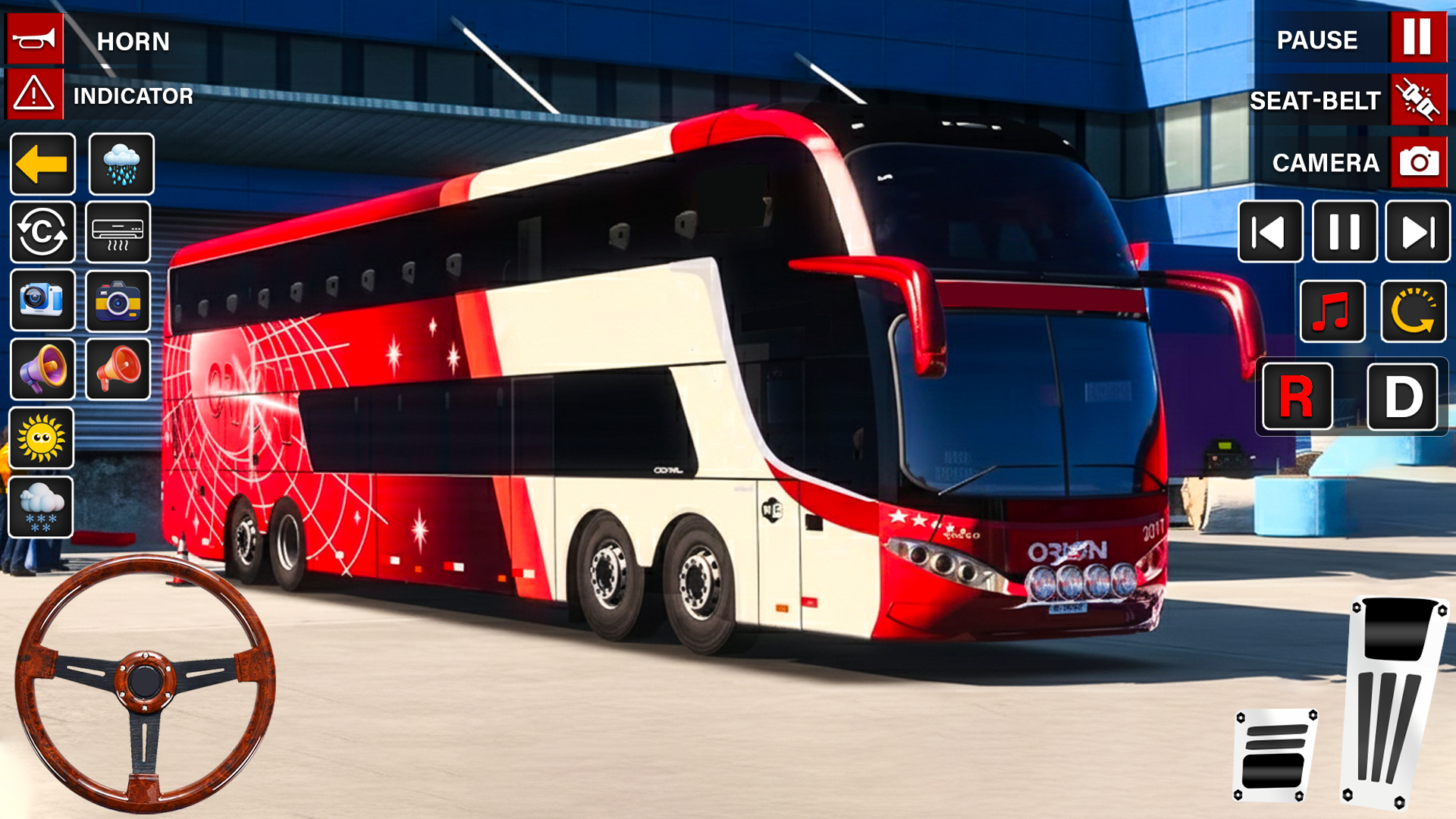 Bus Simulator Modern Bus Drive Game Screenshot