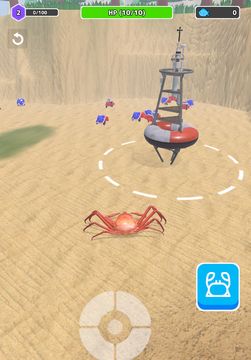 Crab Invasion Game Screenshot