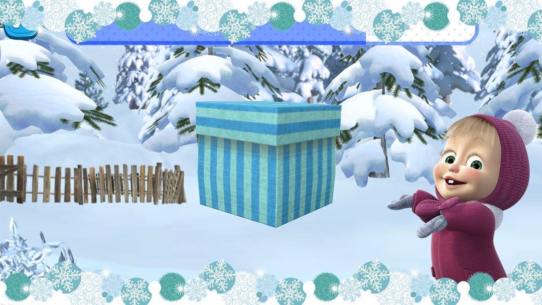 Screenshot of Masha and the Bear: Christmas