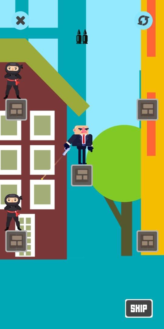 Mr Double Shooter : Flip Hand and Spinney the Guns screenshot game