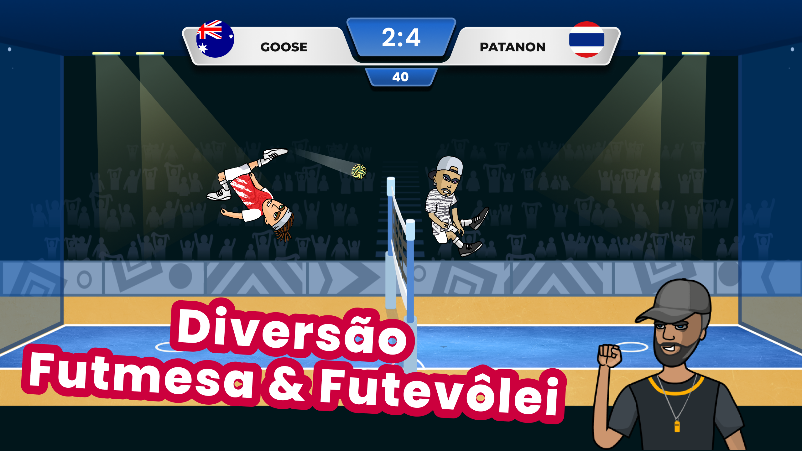 Screenshot 1 of Jogo de Futebol e Voleibol 1.5.2