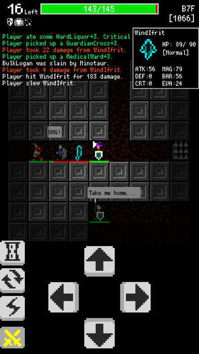 Screenshot of Dungeon Rankers