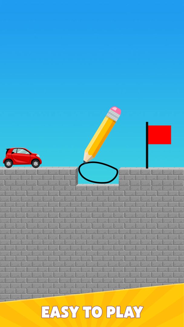Screenshot of Draw Bridge Puzzle: Brain Game