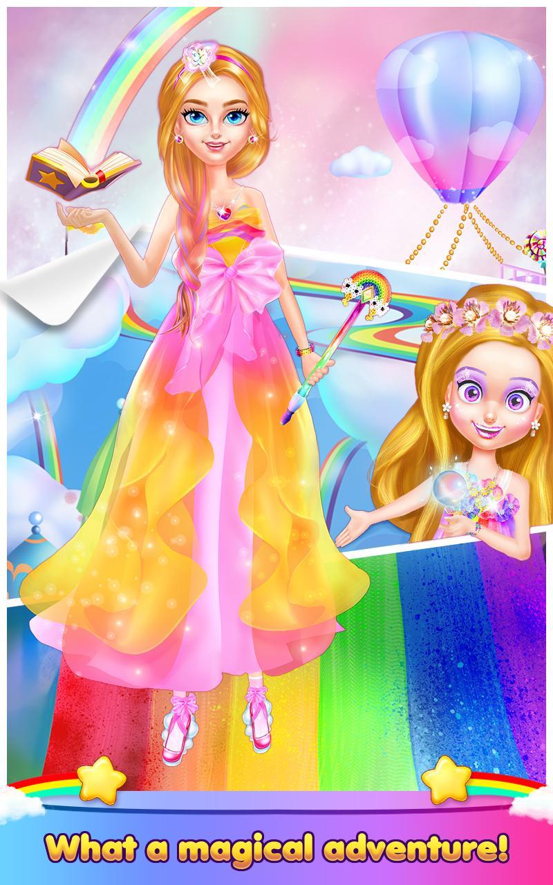 Rainbow Princess Magic Kingdom Game Screenshot