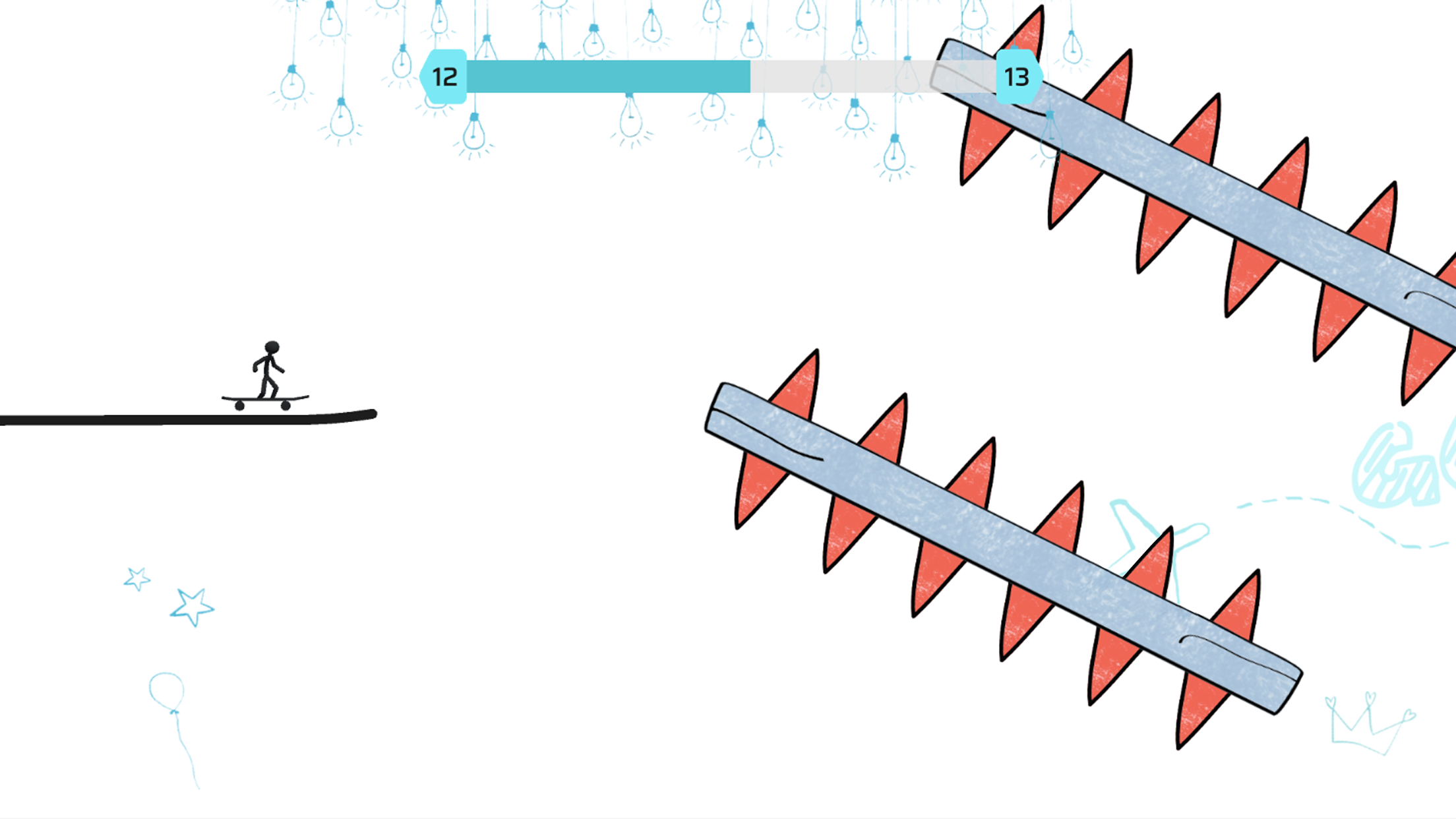 Line Skater Game Screenshot