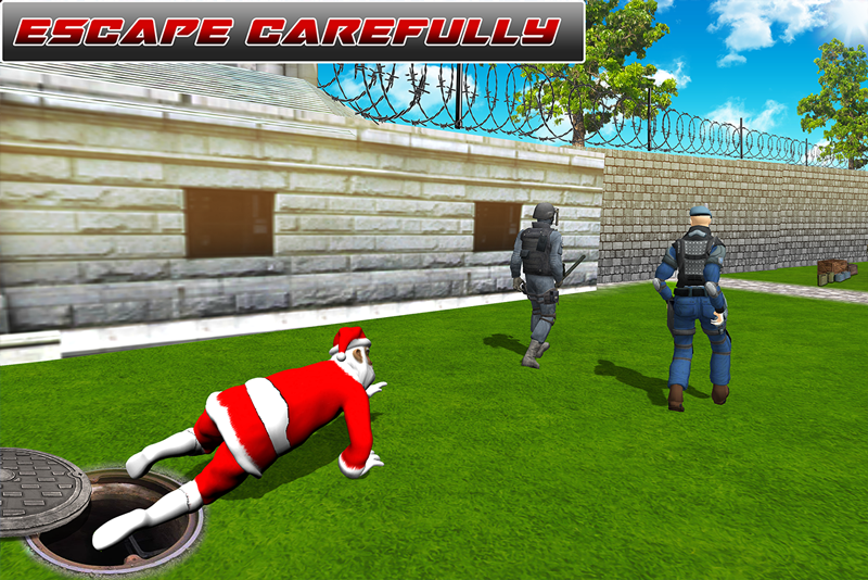 Crazy Santa Stealth Survival Mission Game Screenshot