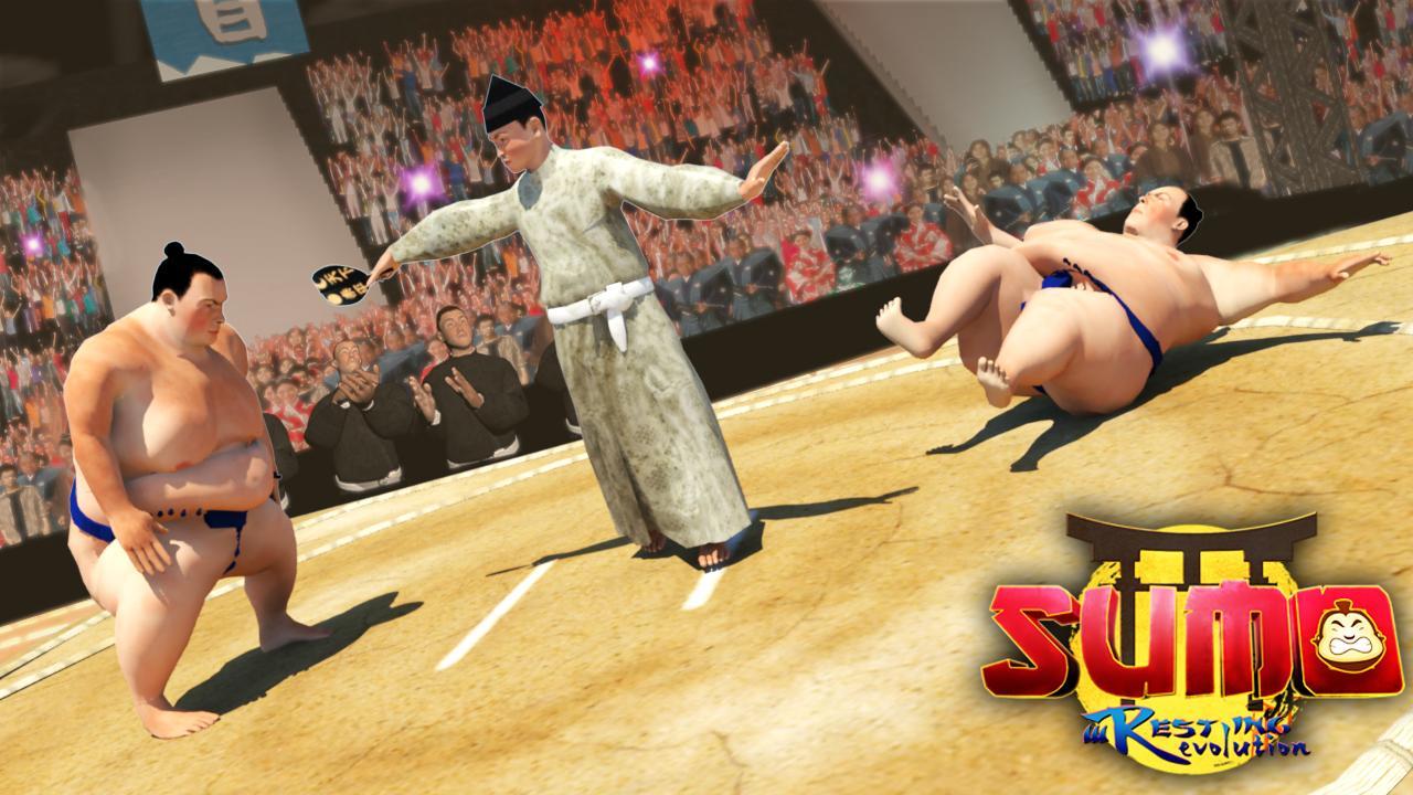 Screenshot 1 of Sumo Wrestling - Grand Sumo Game: Rivoluzione 1.8