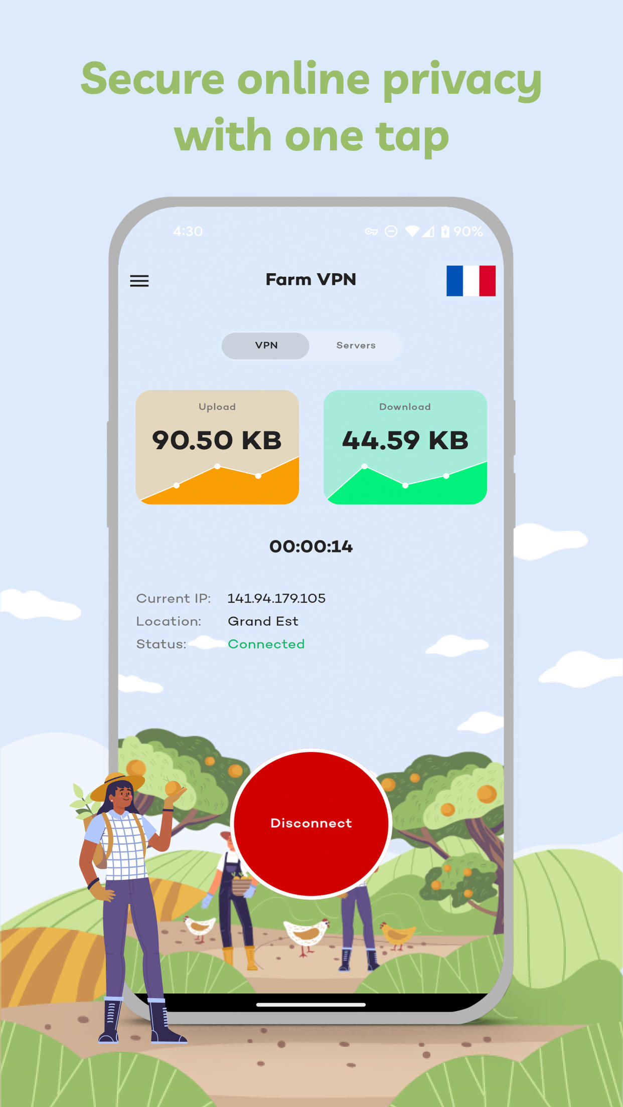 Screenshot 2 of Farm VPN: Proxy Plus, Powerful 