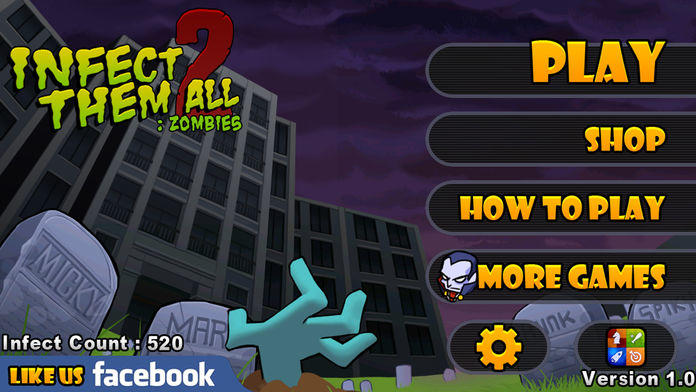 Captura de Tela do Jogo Infect Them All 2 : Zombies