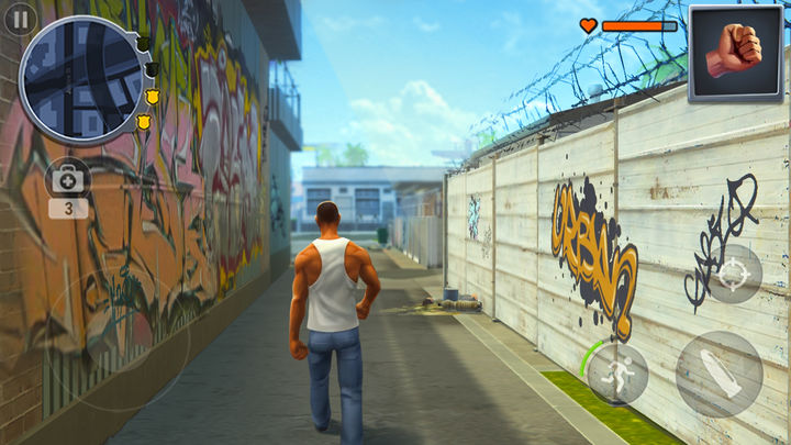 Screenshot 1 of Gangs Town Story - 액션 오픈 월드 슈터 0.18.2