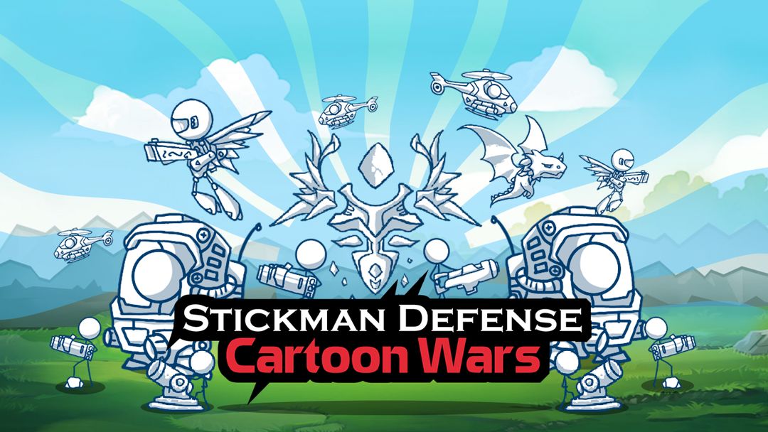 Screenshot of Stickman Defense: Cartoon Wars