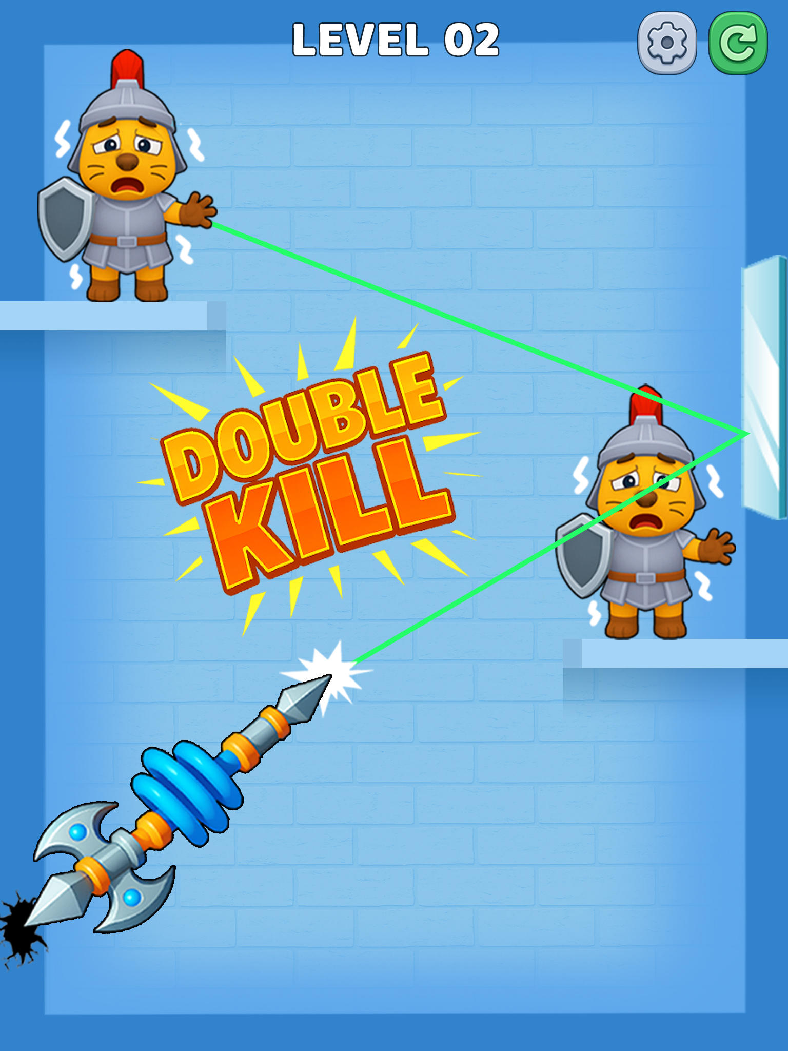 Cuplikan Layar Game Spear Strike : Shoot & Attack