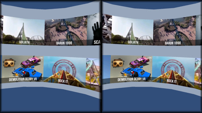 VR Thrills: Roller Coaster 360 (Google Cardboard) screenshot game
