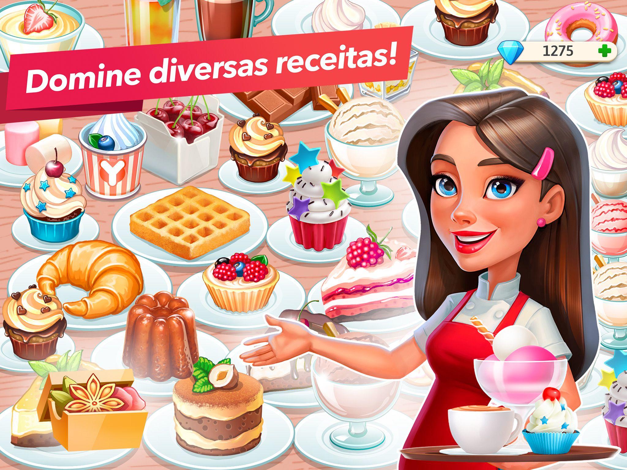 Captura de Tela do Jogo Minha Cafeteria - Restaurante