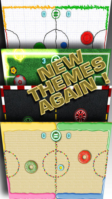 Glow Hockey 2 Game Screenshot