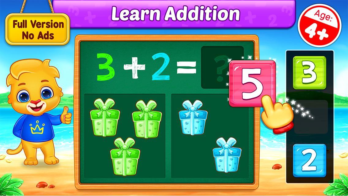 Screenshot of Math Kids: Math Games For Kids