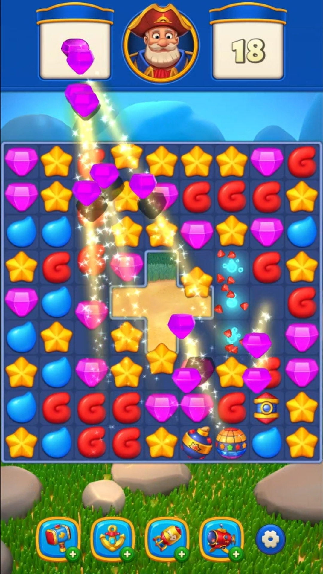 Ocean Puzzle World Game Screenshot