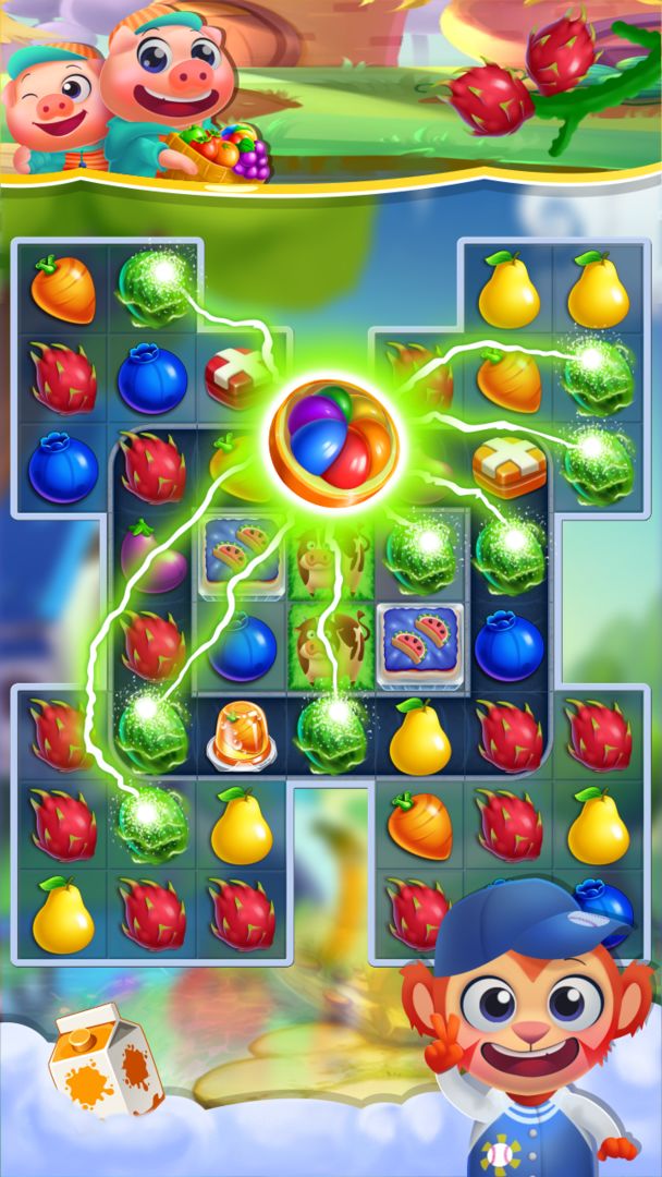 Screenshot of Magic of Oz: Fruit puzzle
