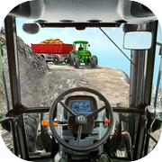 Mabigat na Tractor Trolley Cargo: Rural Farmer Simulator