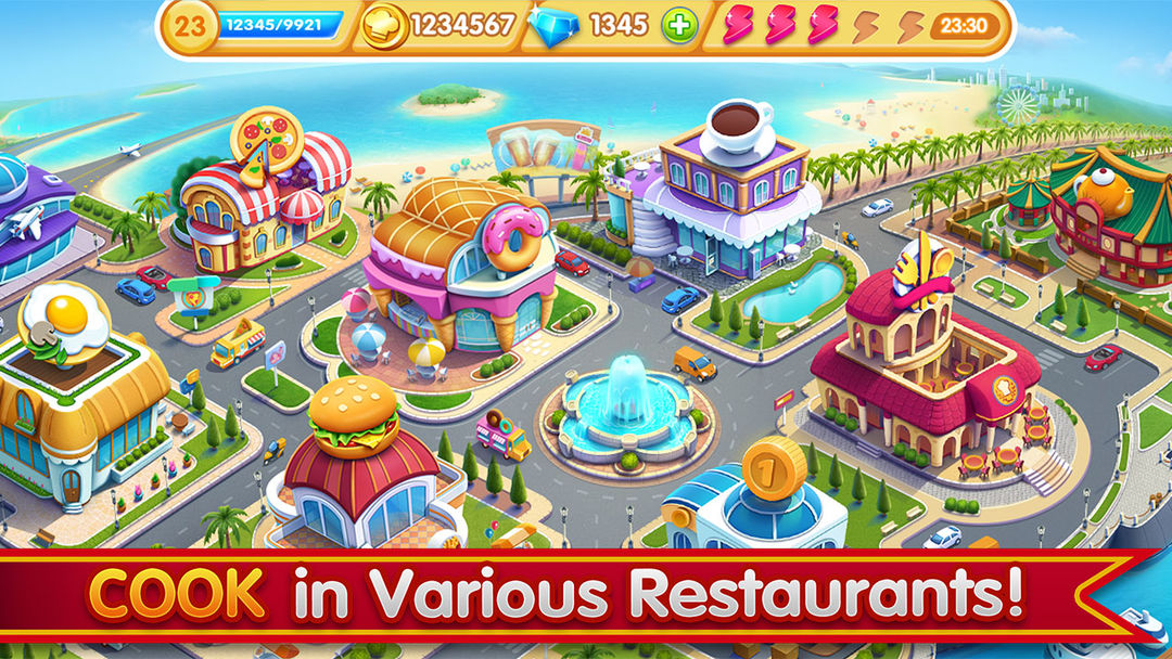 Screenshot of Cooking City - crazy restaurant game