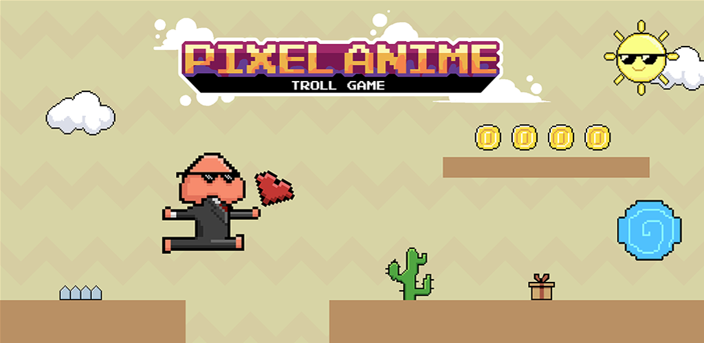 Screenshot of the video of Pixel Anime: Troll Game