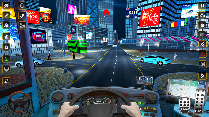 Cuplikan Layar Game Bus Driving Simulator Pro 2024