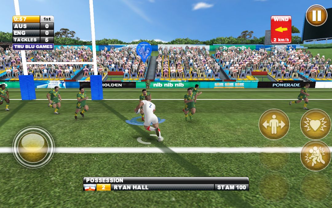 Rugby League Live 2: Quick 게임 스크린 샷