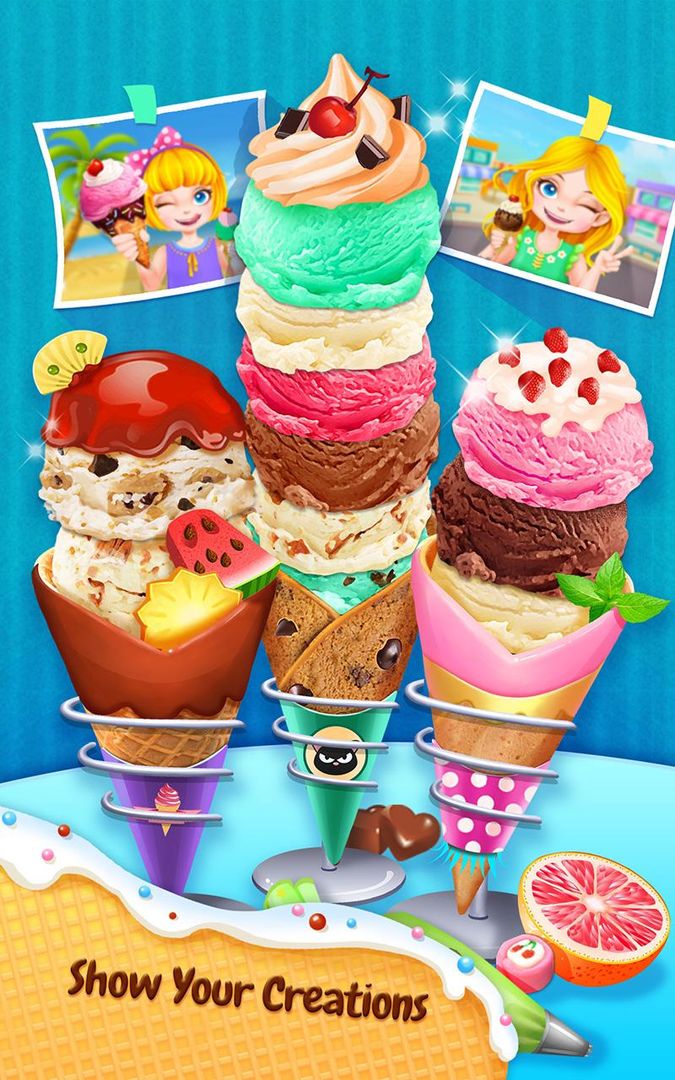 Ice Cream - Summer Frozen Food 게임 스크린 샷