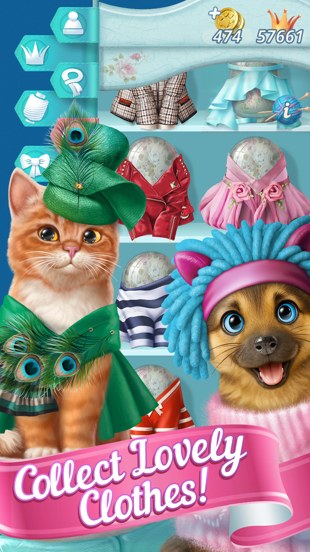 Knittens: Cats & Dogs Game Screenshot