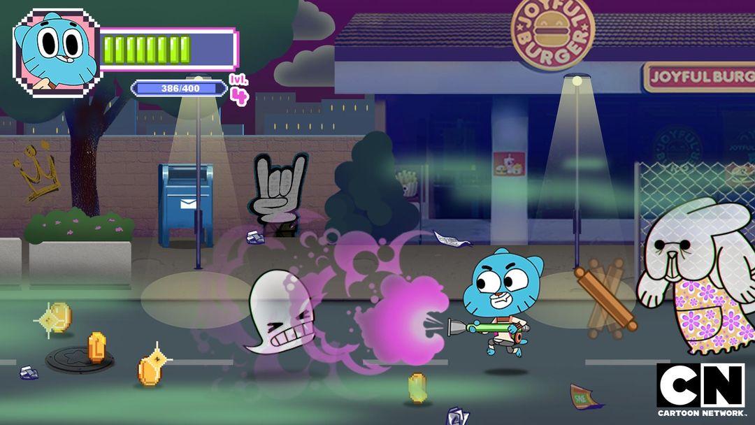 Screenshot of Gumball Ghoststory!