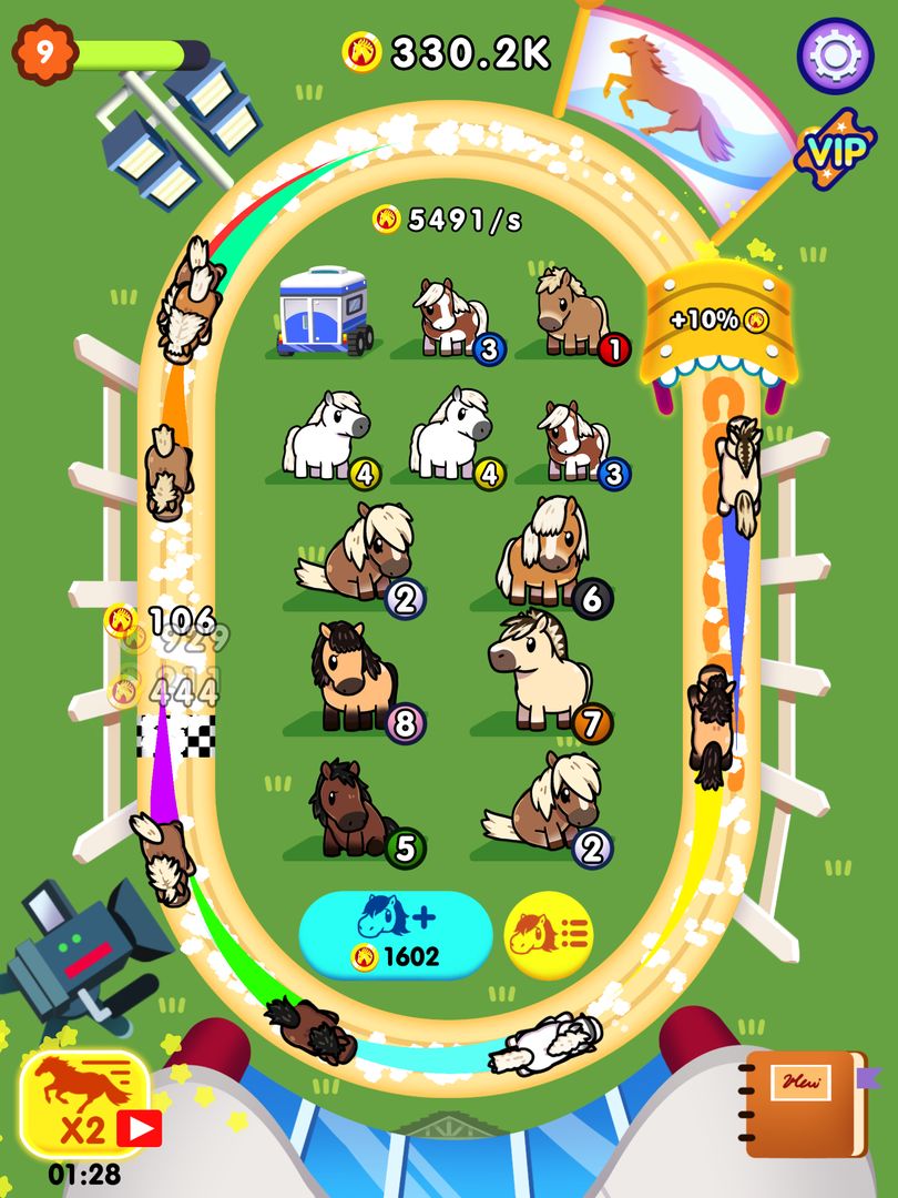 放置赛马场 - Idle Horse Racing screenshot game
