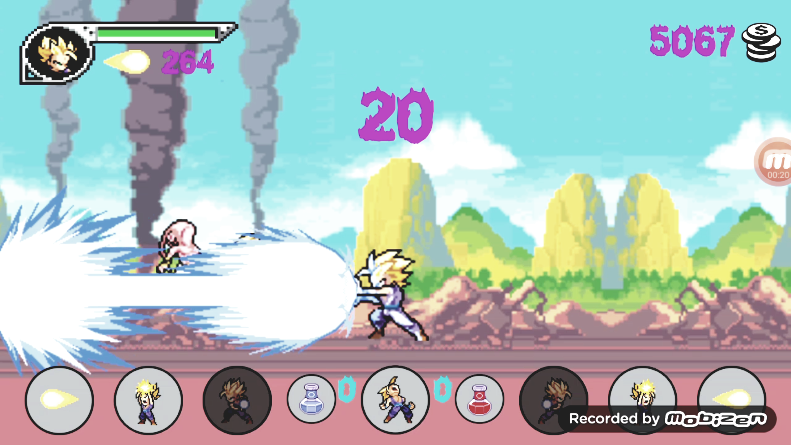 Battle Of Dragon Z Warrior Game Screenshot