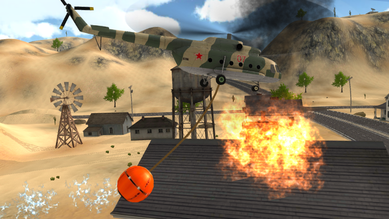 Скриншот игры Helicopter Army Simulator