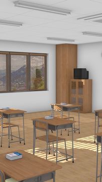 Скриншот игры 脱出ゲーム Home Room 思い出いっぱい最後の教室