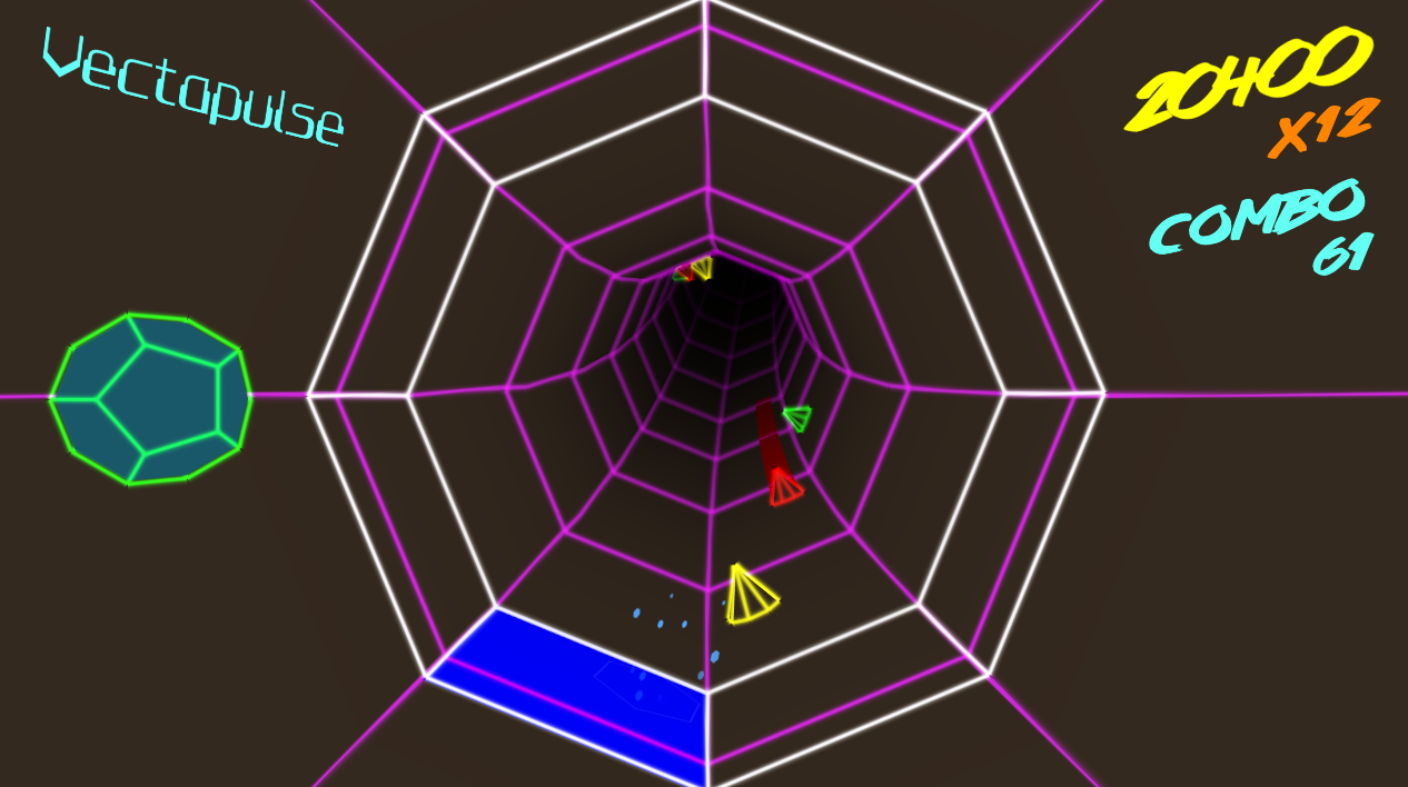 Vectapulse - retro rhythm game Game Screenshot