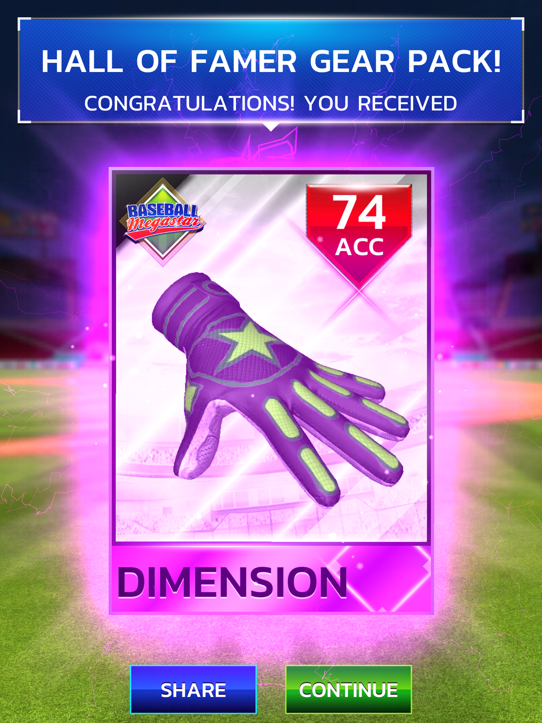 Baseball Megastar Game Screenshot