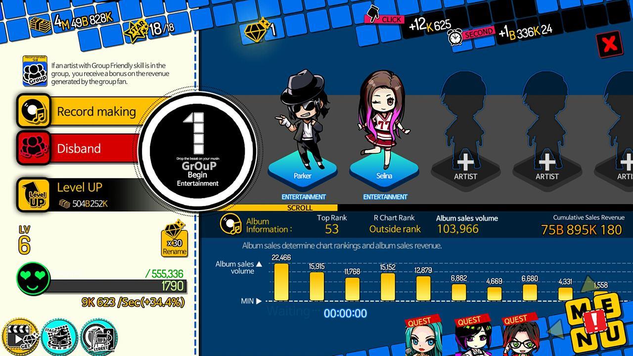 Pocket Idol Game Screenshot