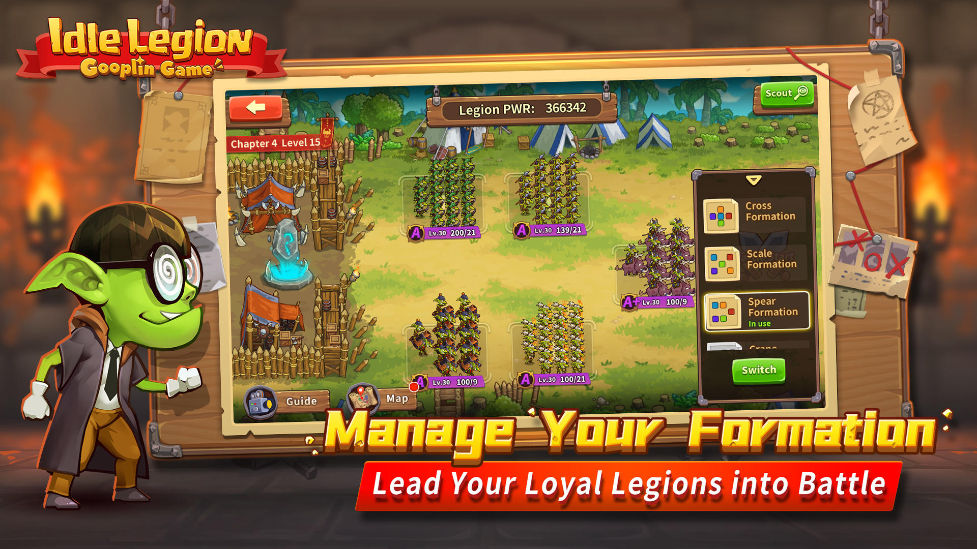 Idle Legion: 100v100 Tactics Game Screenshot