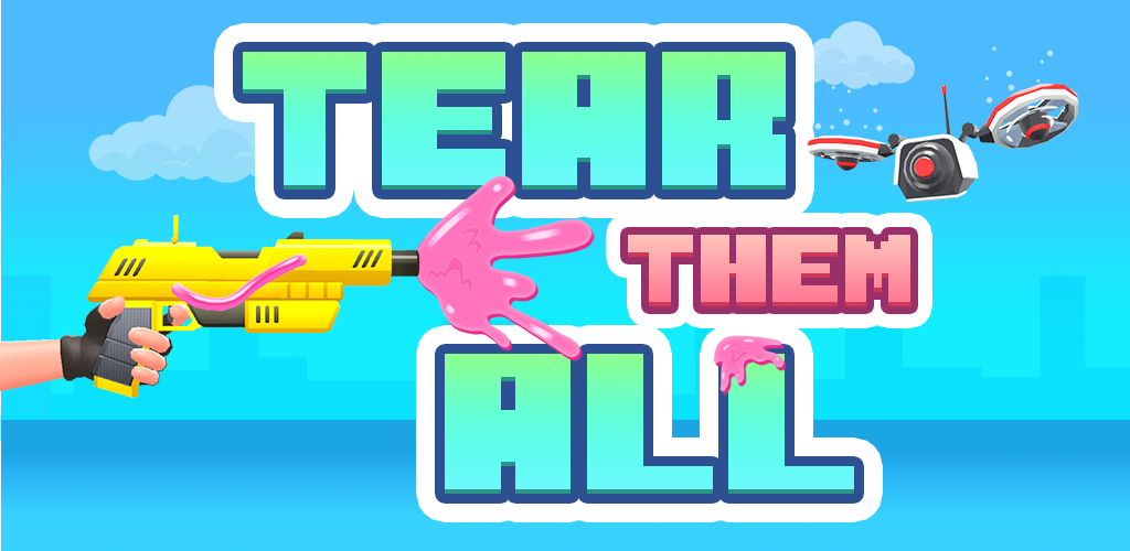 Banner of Tear Them All: Giochi di robot 1.22.2