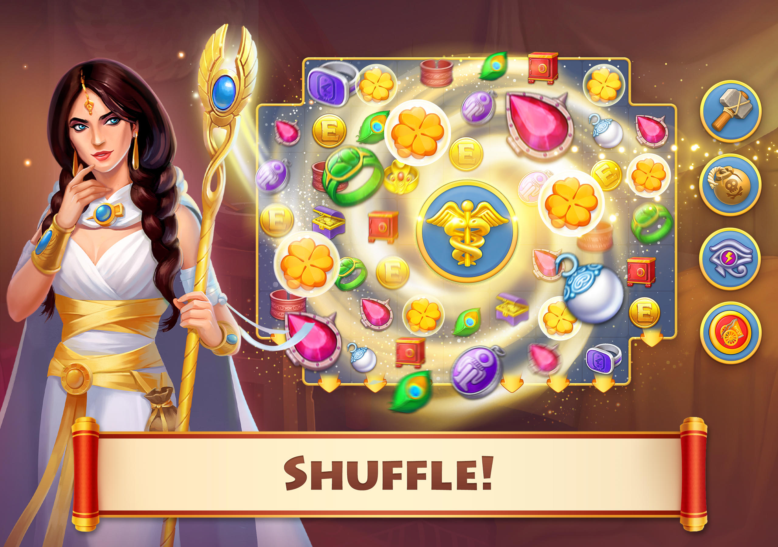 Скриншот игры Cradle of Empires: 3 in a Row