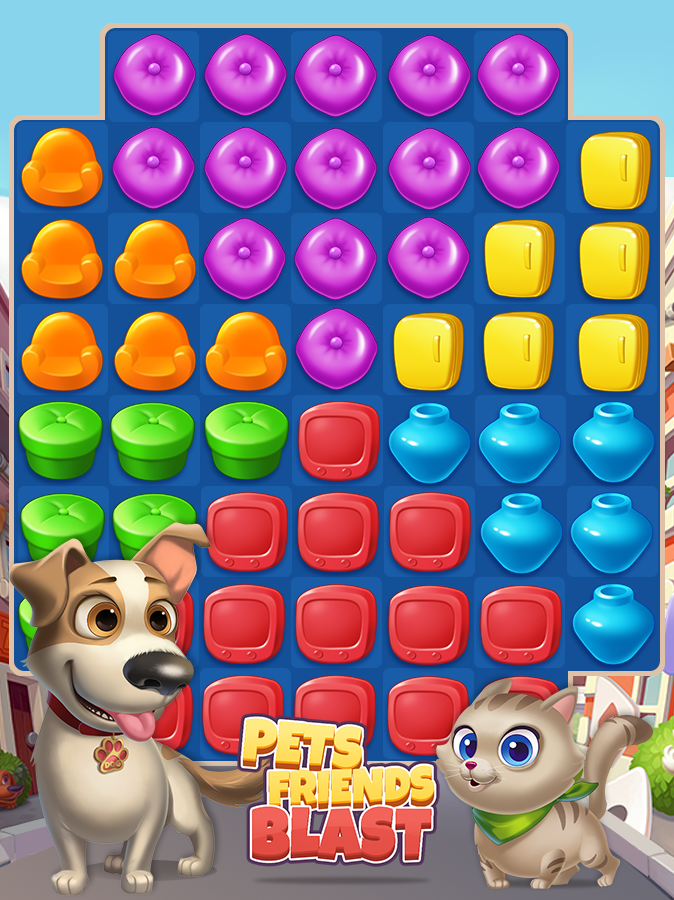 Pet Friends Blast screenshot game