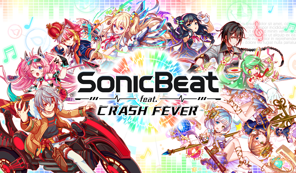 Sonic Beat feat. Crash Fever Game Screenshot