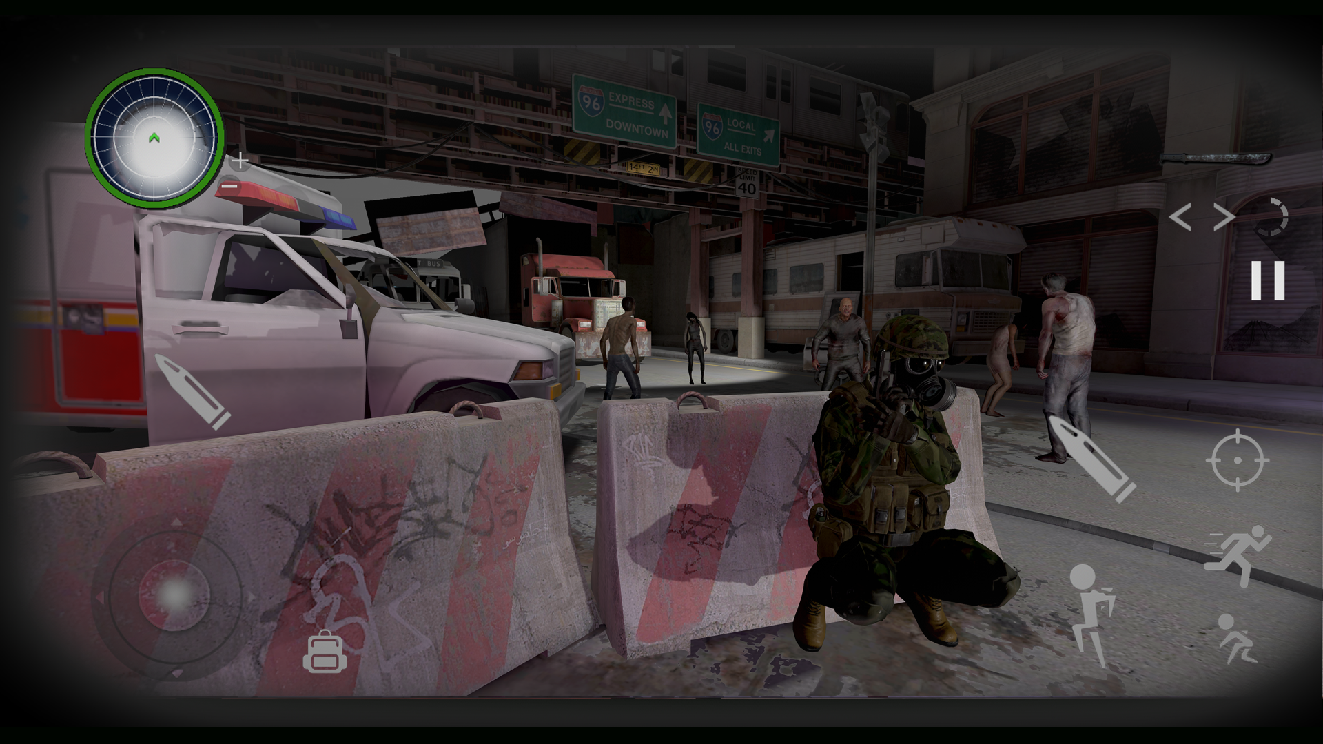 Zombie Chaos Epic Zone City Game Screenshot
