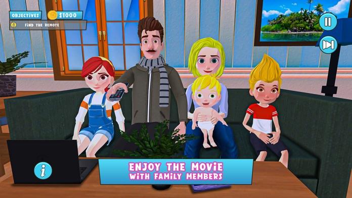 Download do APK de Pai Família feliz jogos 3D para Android