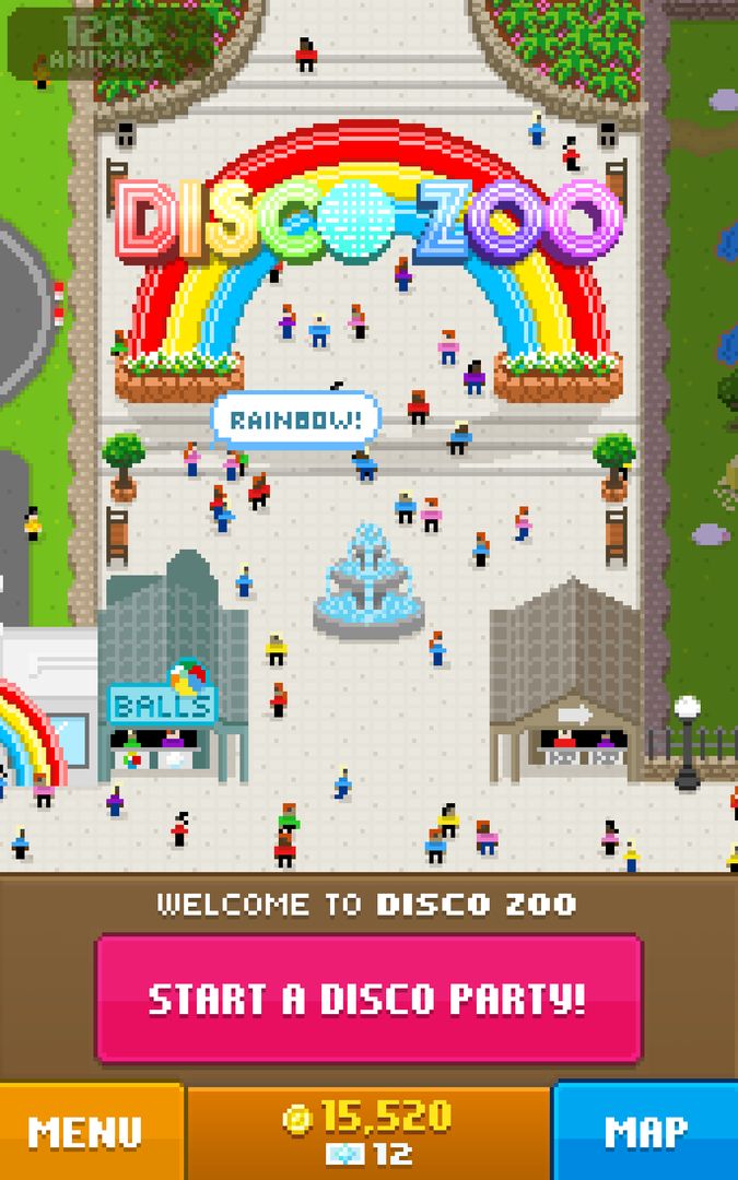Disco Zoo 게임 스크린 샷