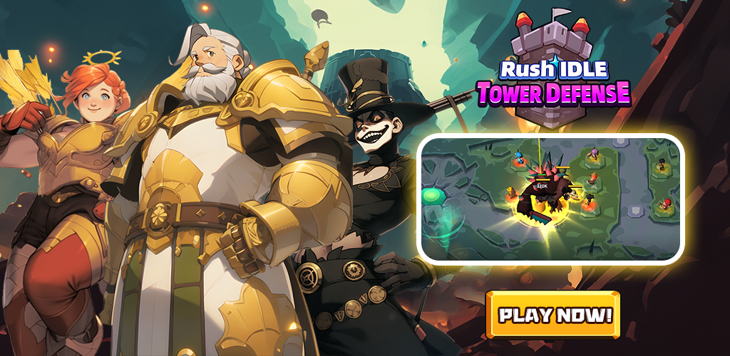 Screenshot of the video of Rush Idle: Tower Defense