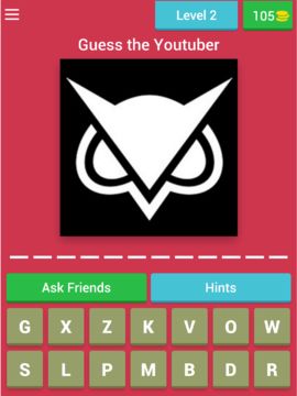 Guess the Youtuber Game Screenshot